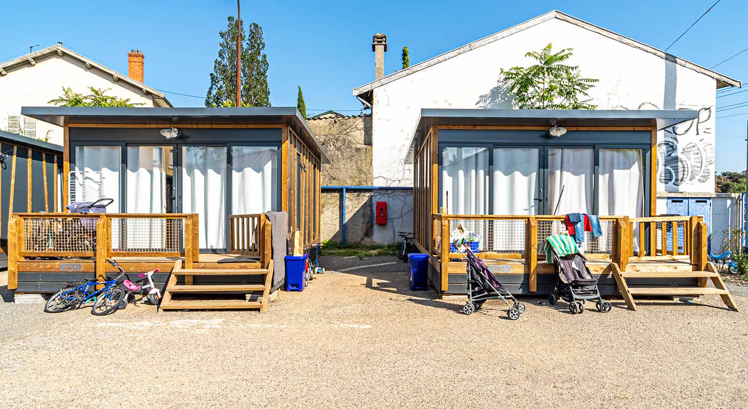 Chalet pour logement de public en situation précaire